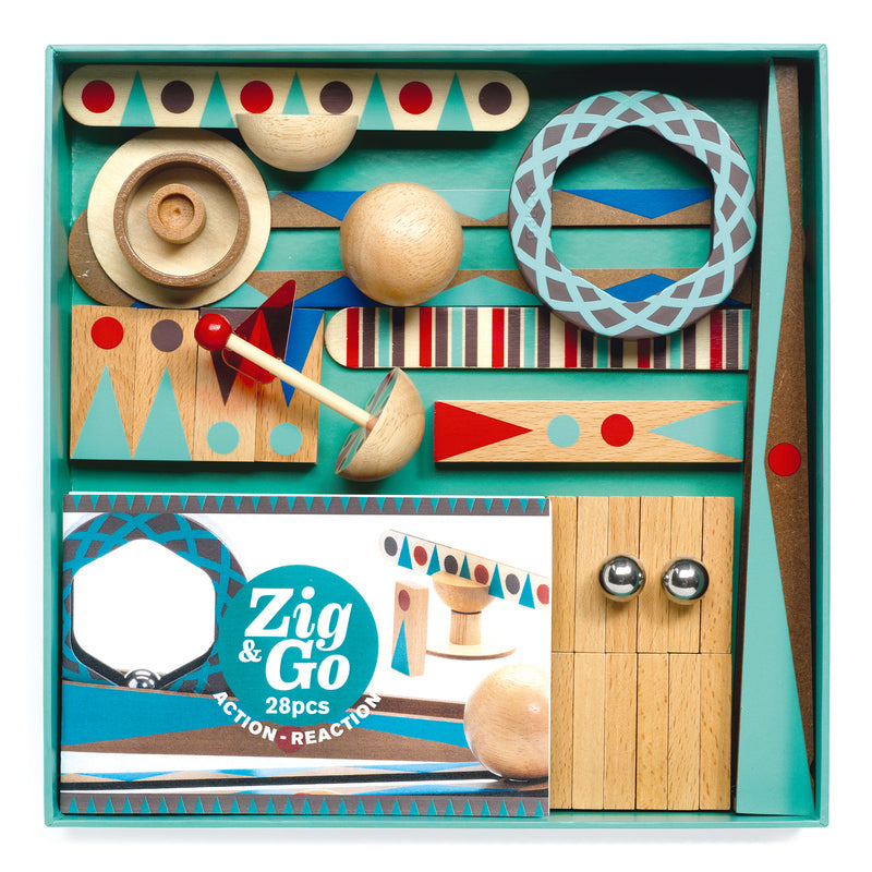 ZIg and Go Action - Reaction Construction Set