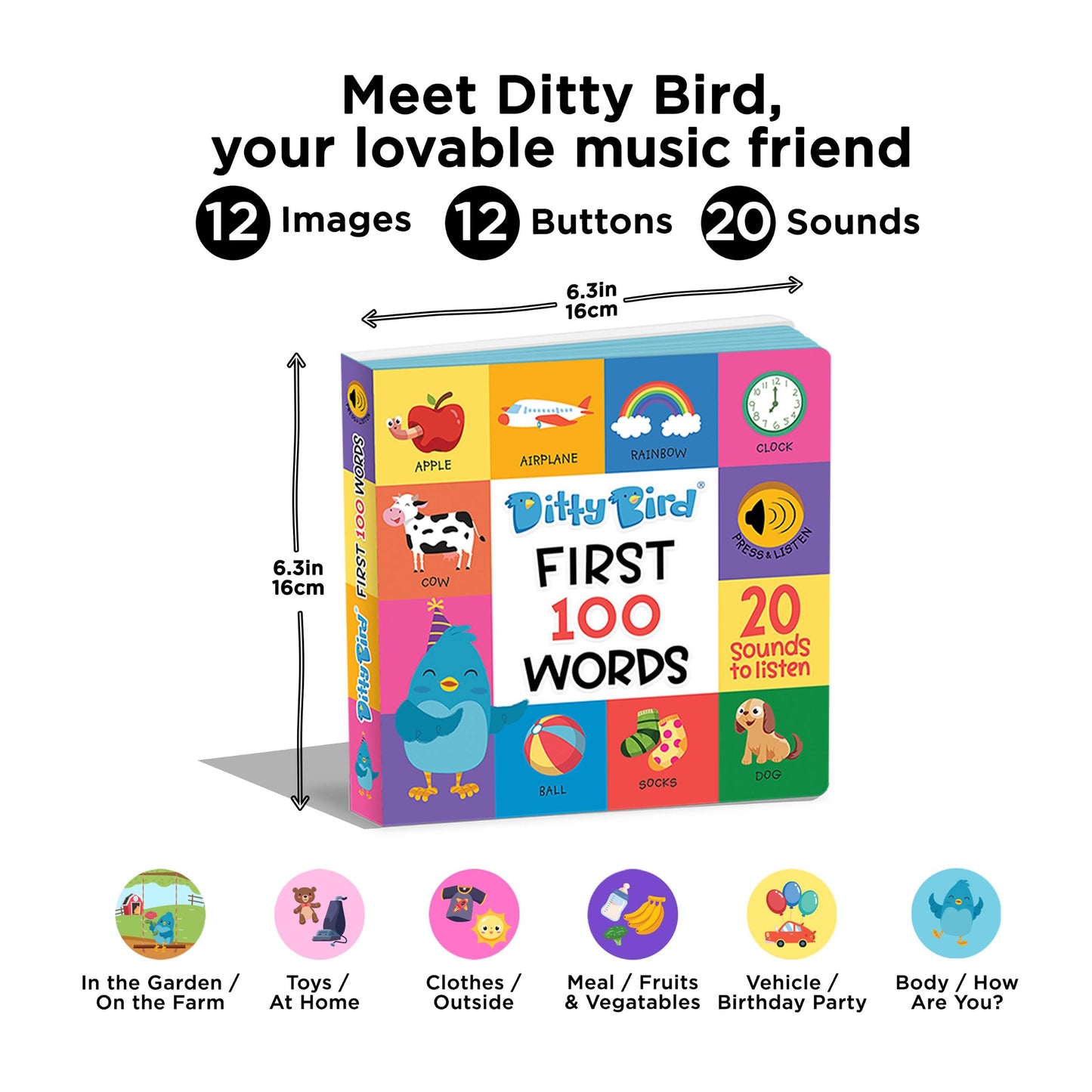 Ditty Bird Rechargeable Books - First 100 Bundle