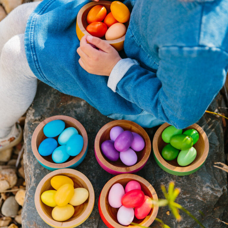 Rainbow Nests | Wooden