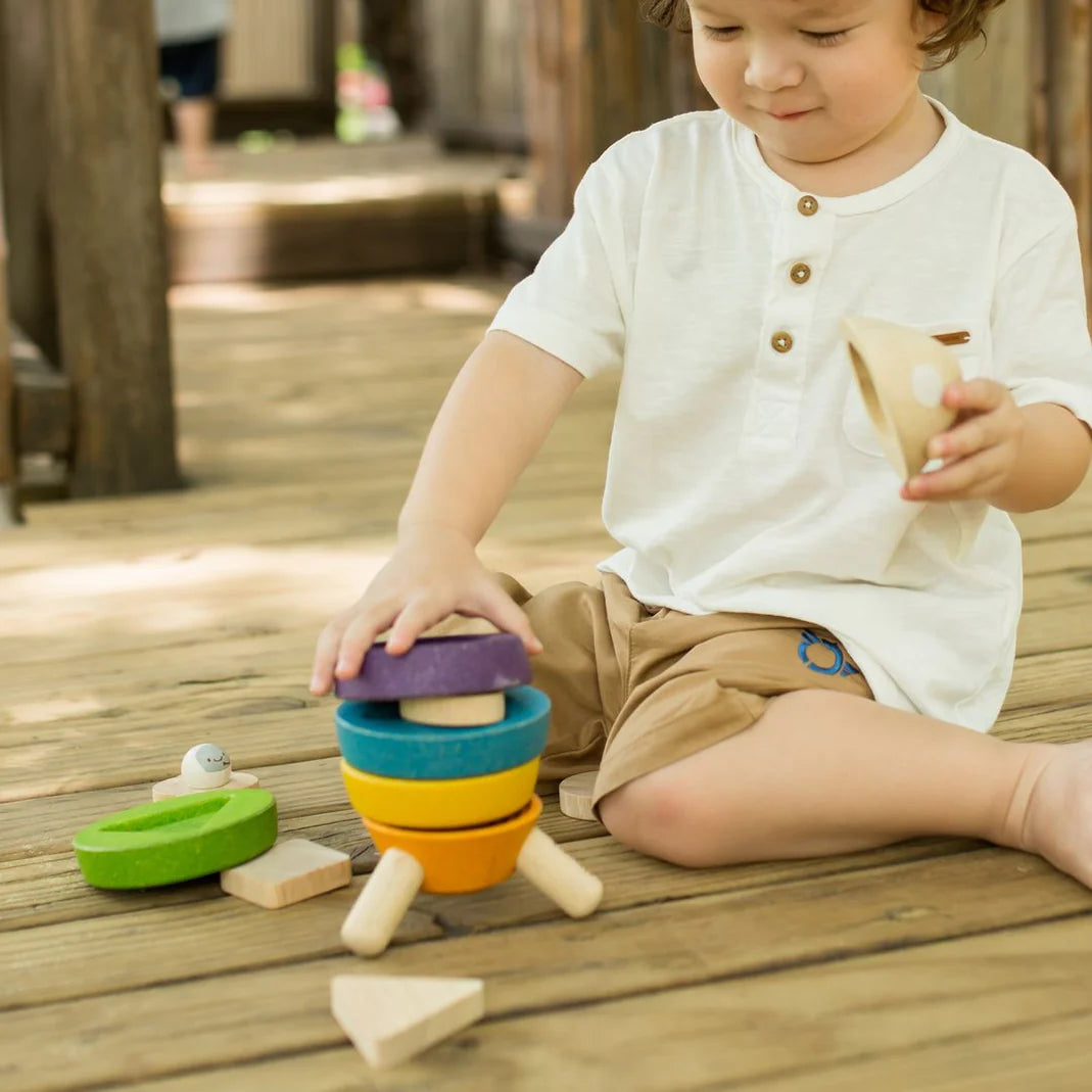 Stacking Rocket Shape Sorter