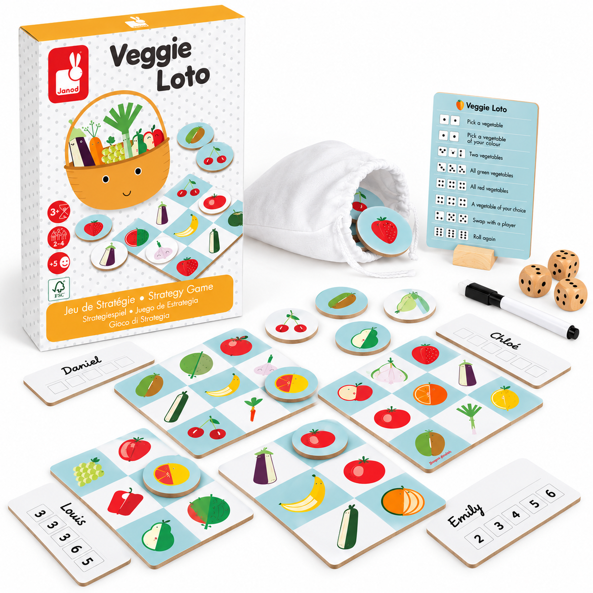 Veggie Lotto Strategy Game