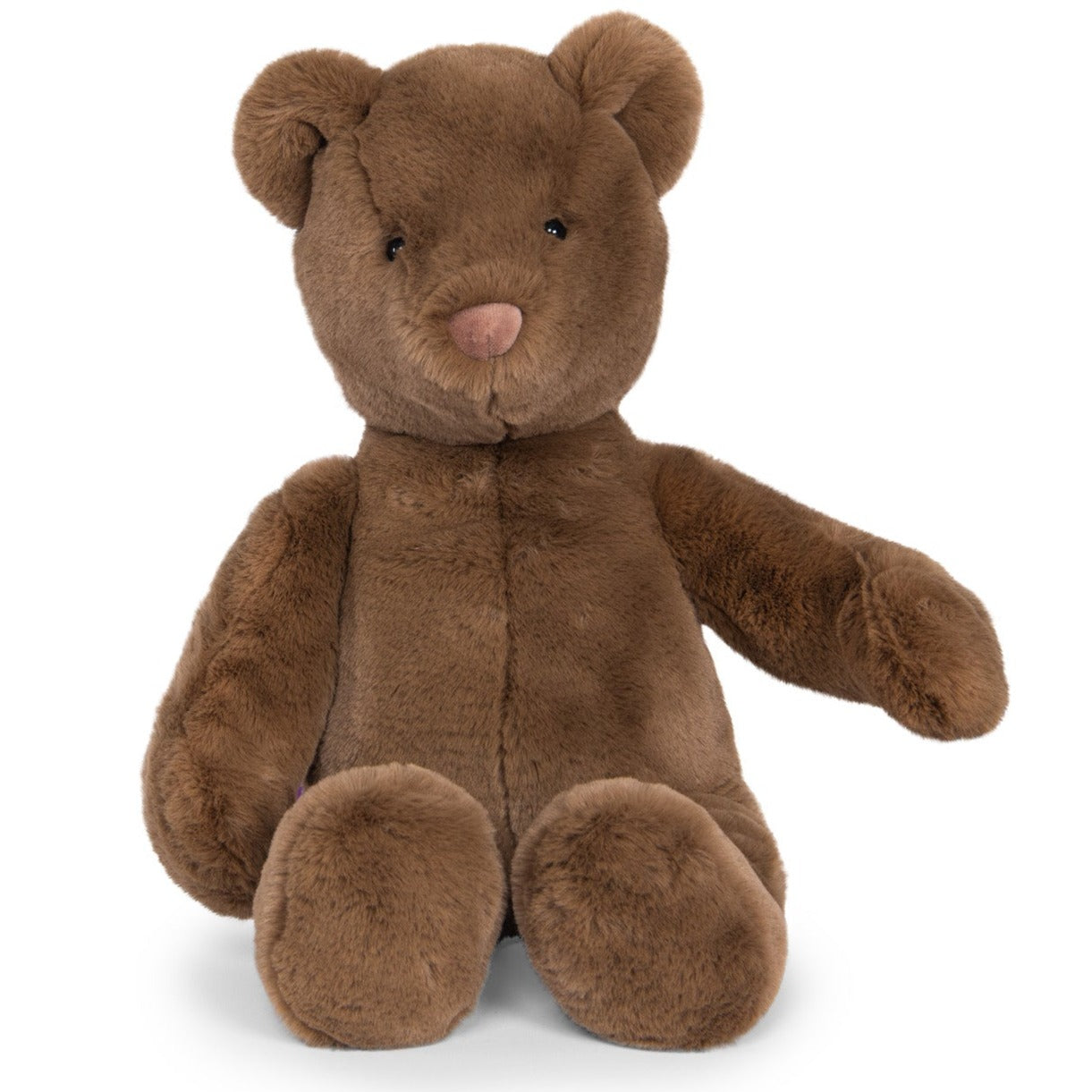 Large brown teddy bear soft toy , Moulin Roty brand - Send A Toy