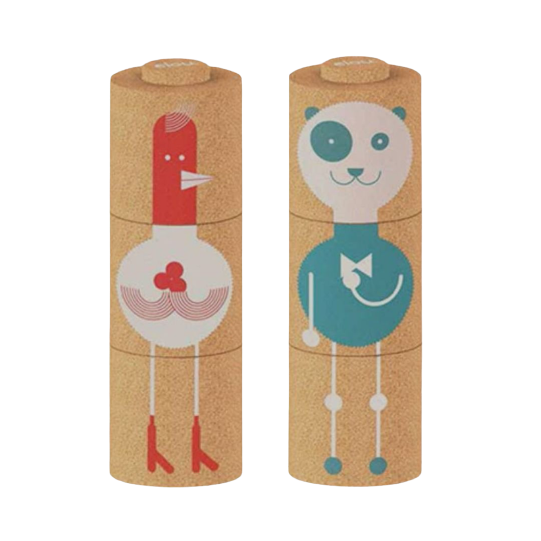3 Piece Cork Totem Stacking Toy