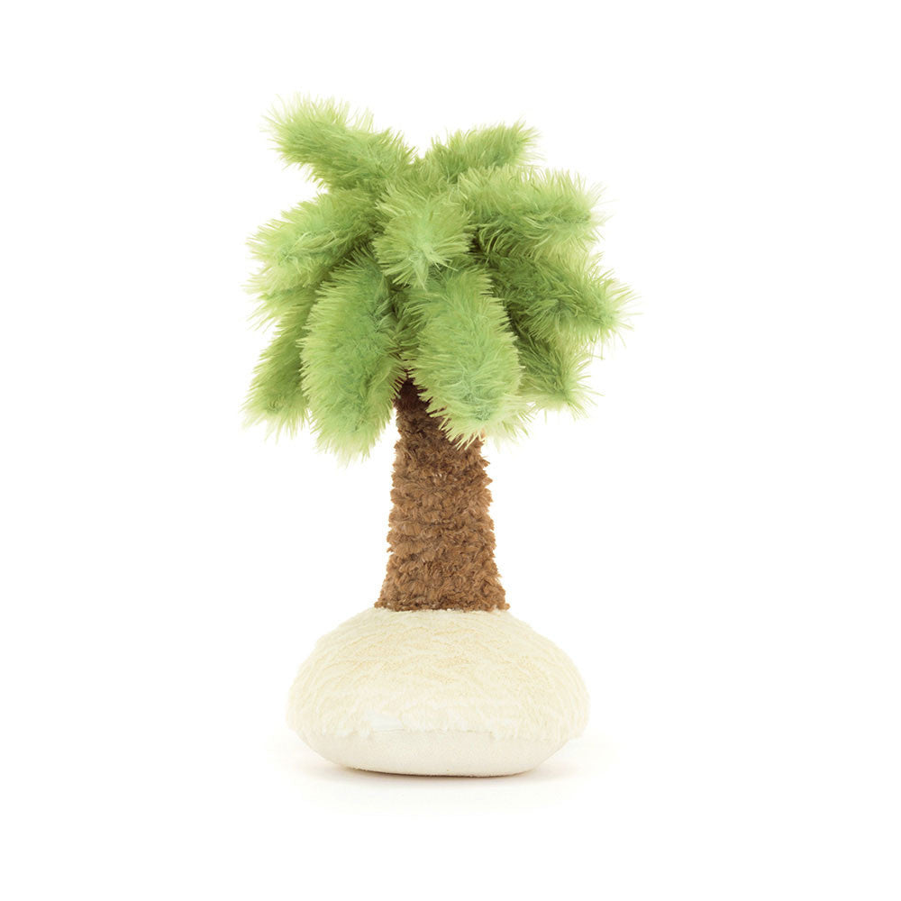 Plush palm tree toy on a white background