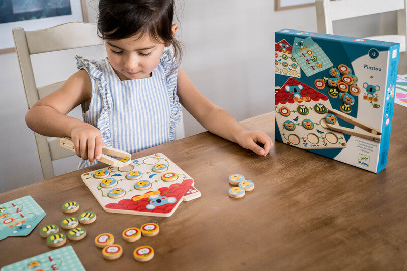 Pinstou Wooden Counting Game