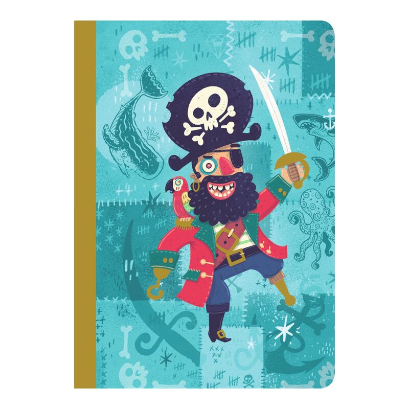 Ensemble de petits cahiers Steve Pirate