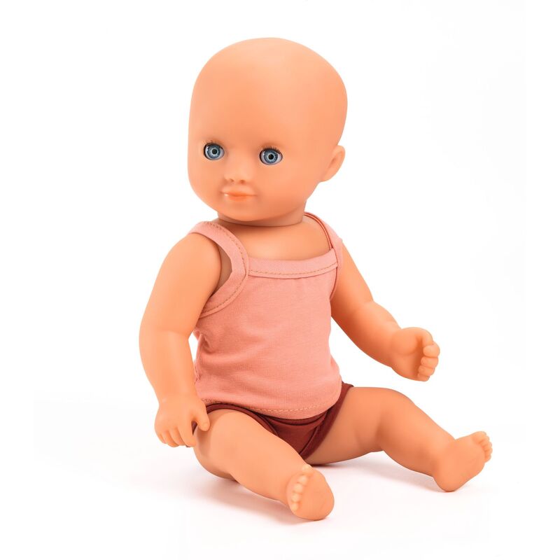 Pomea Baby Girl Prune Bath Doll