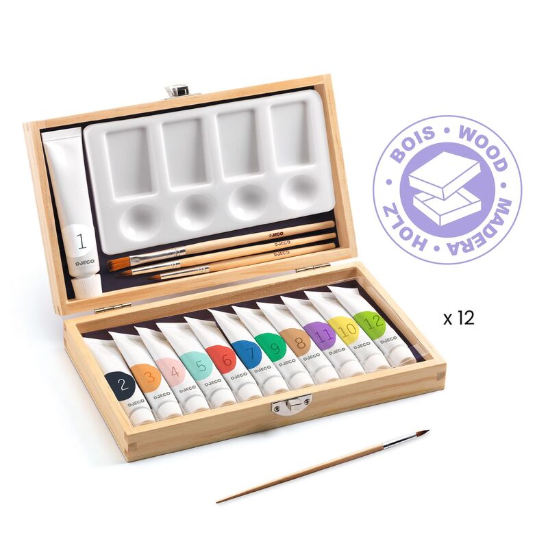 Artist's Box with 12 Gouaches