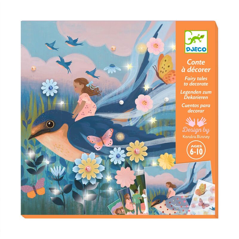Pretty Thumbelina illustrated craft project kit - Djeco