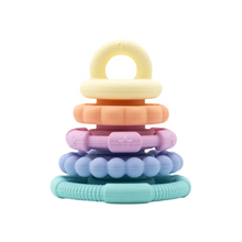Jellystone’s pastel rainbow Teether stacker toy