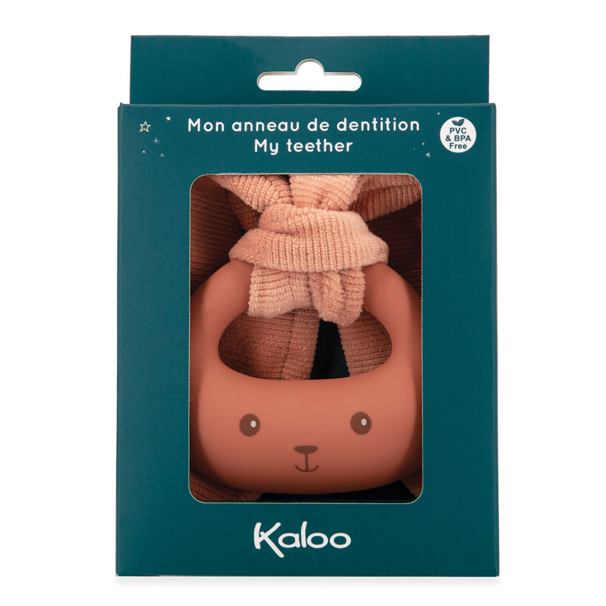 Lapinoo Rabbit Teether Terracotta