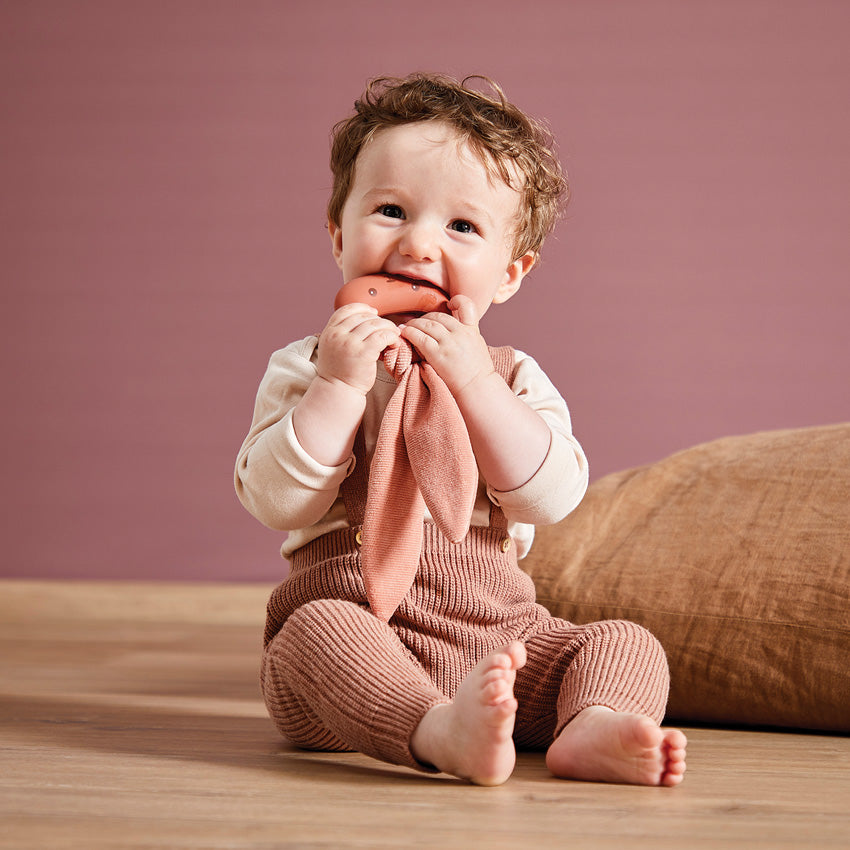 Lapinoo Rabbit Teether Terracotta