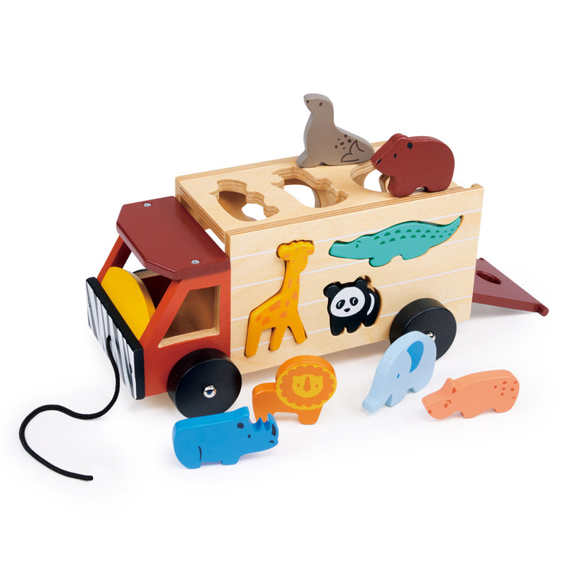 Shape Sorting Safari Truck