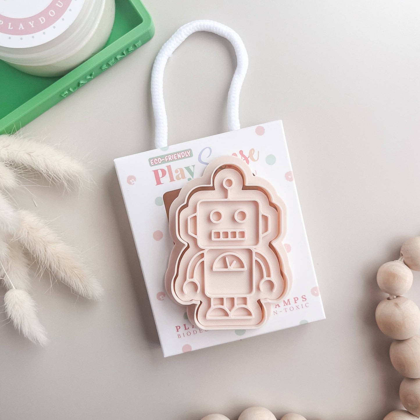 Eco Playdough Stamp | Dipsy Robot