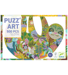 Sloth Shaped Art Puzzle 500pc