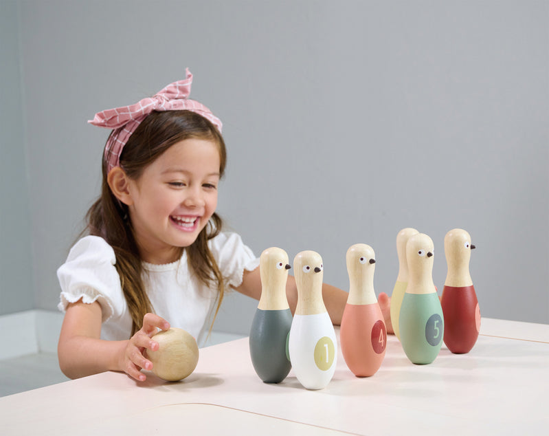 Birdie Skittles Bowling Set