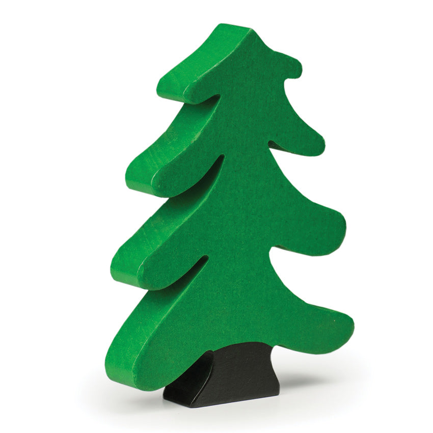 Green wooden tree