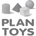 PlanToys logo in monochrome