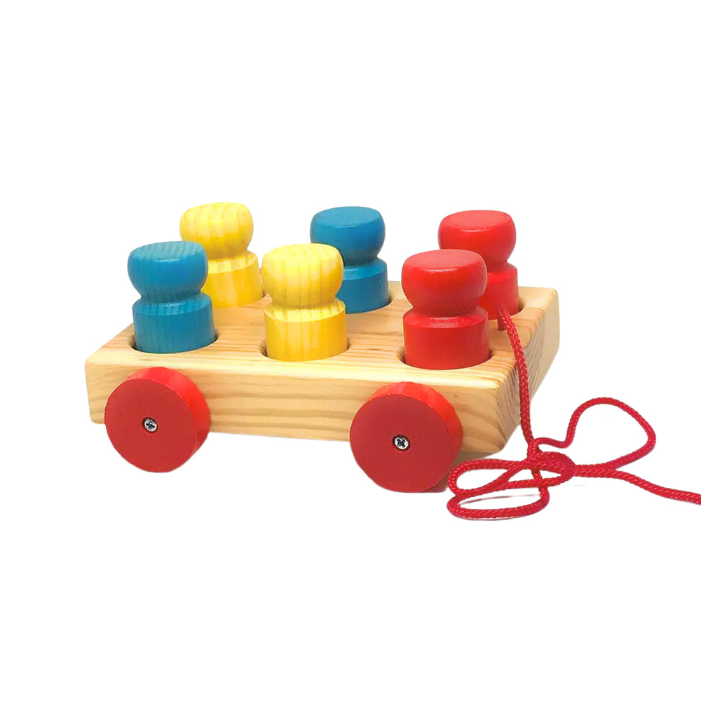 Omnibus à tirer en bois