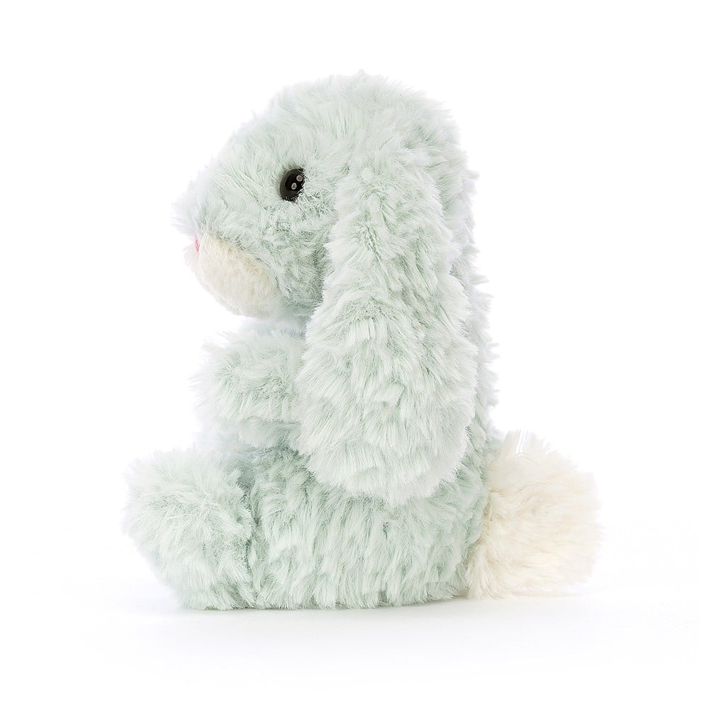 Small Mint green  bunny with pink nose and white ears - Yummy Bunny Mint by  Jellycat - Send A Toy