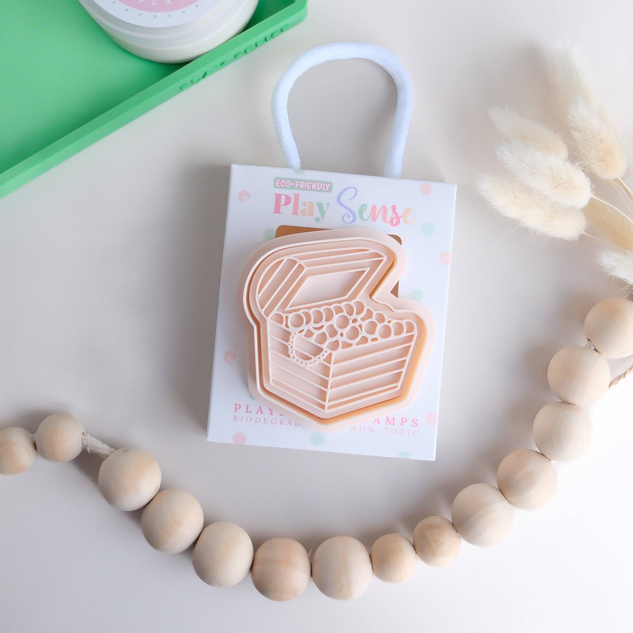 Playdough Stamp | Beige| Treasure Chest