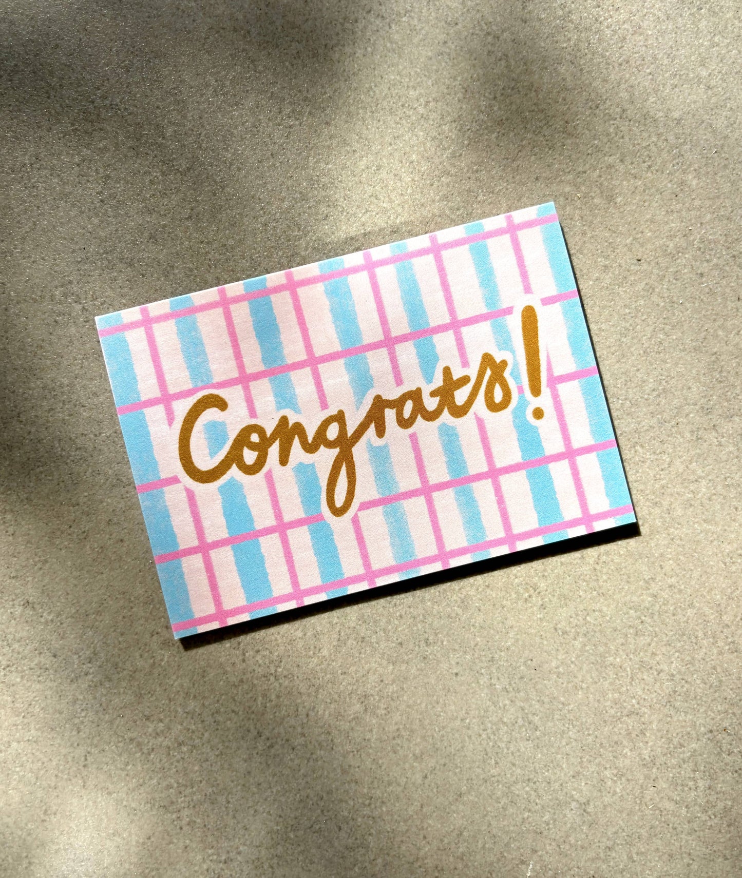 Congrats Pattern Mini Card - Celebration