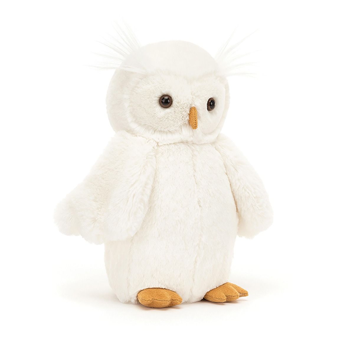 Jellycat Bashful Owl White Send A Toy