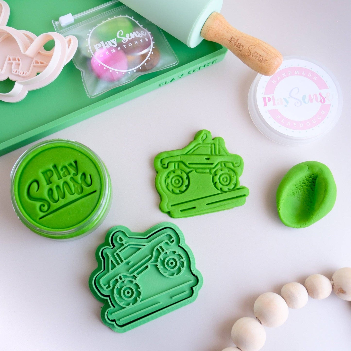 Eco Playdough Stamp | Monster Truck