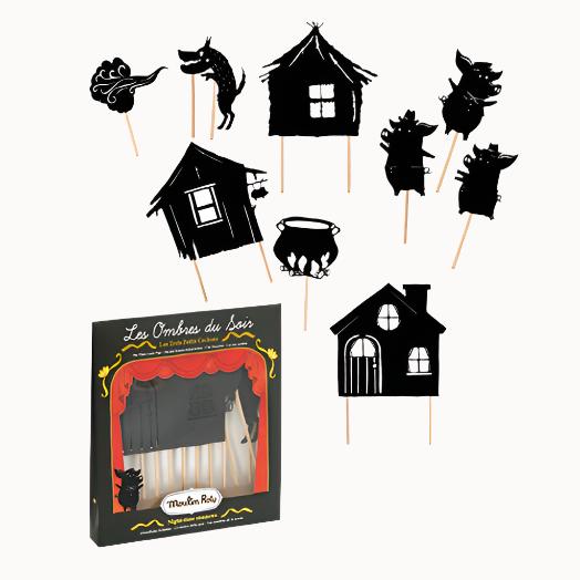 3 Little Pigs Shadow Puppets