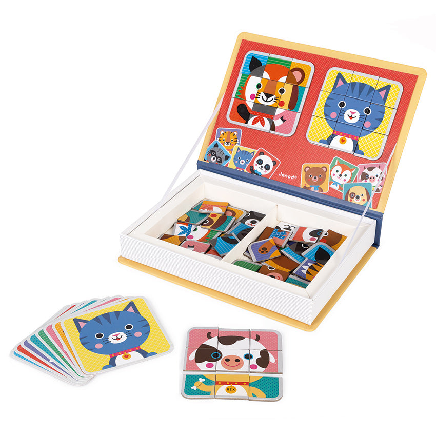 Mix and Match Magnetibook Janod Magnetic Book Games