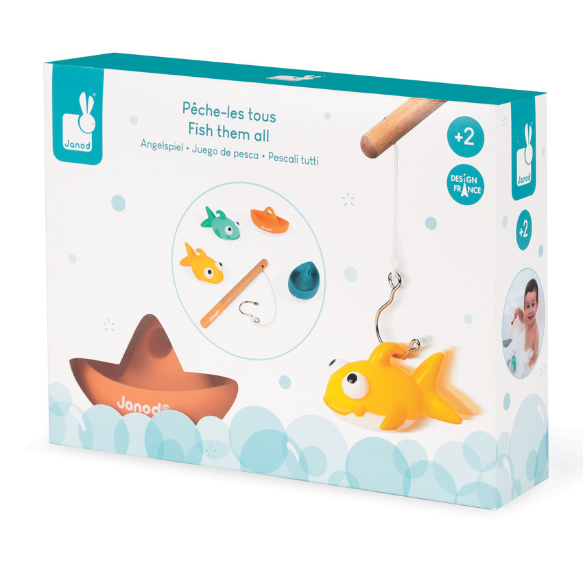 Fish Then All Bath Set Janod Bath Toys