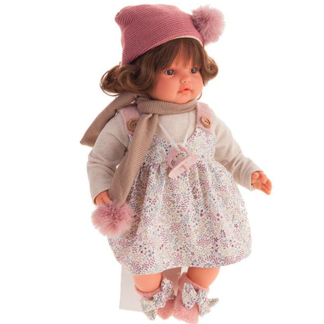 Beni Brunette 42cm Crying Doll Antonio Juan s