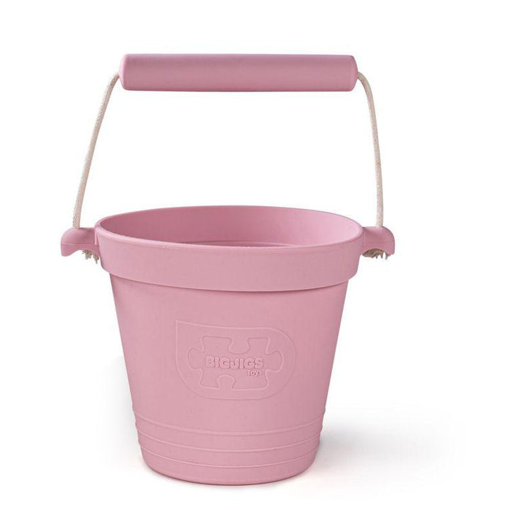 Eco-Friendly Silicone Bucket - Blush Pink Bigjigs Toys