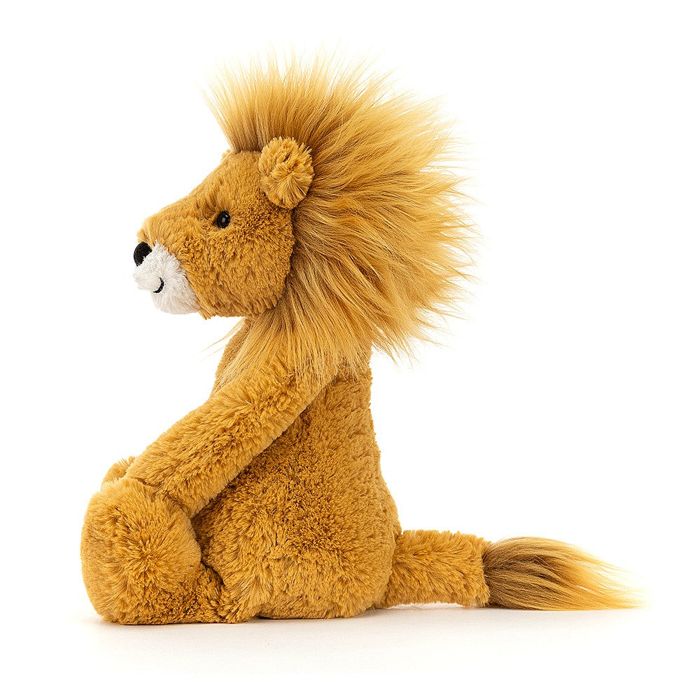 Small Jellycat ginger colour Bashful Lion soft toy