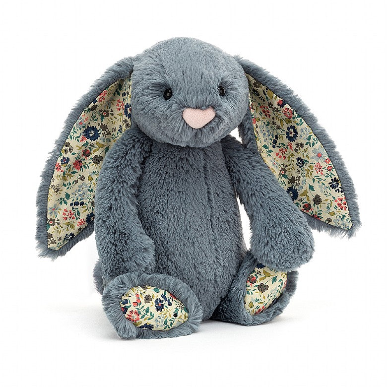 Dusky Blue Blossom Bunny - Medium Jellycat Soft Toys