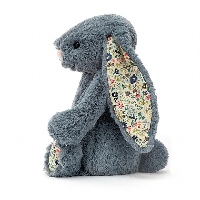 Dusky Blue Blossom Bunny - Medium Jellycat Soft Toys