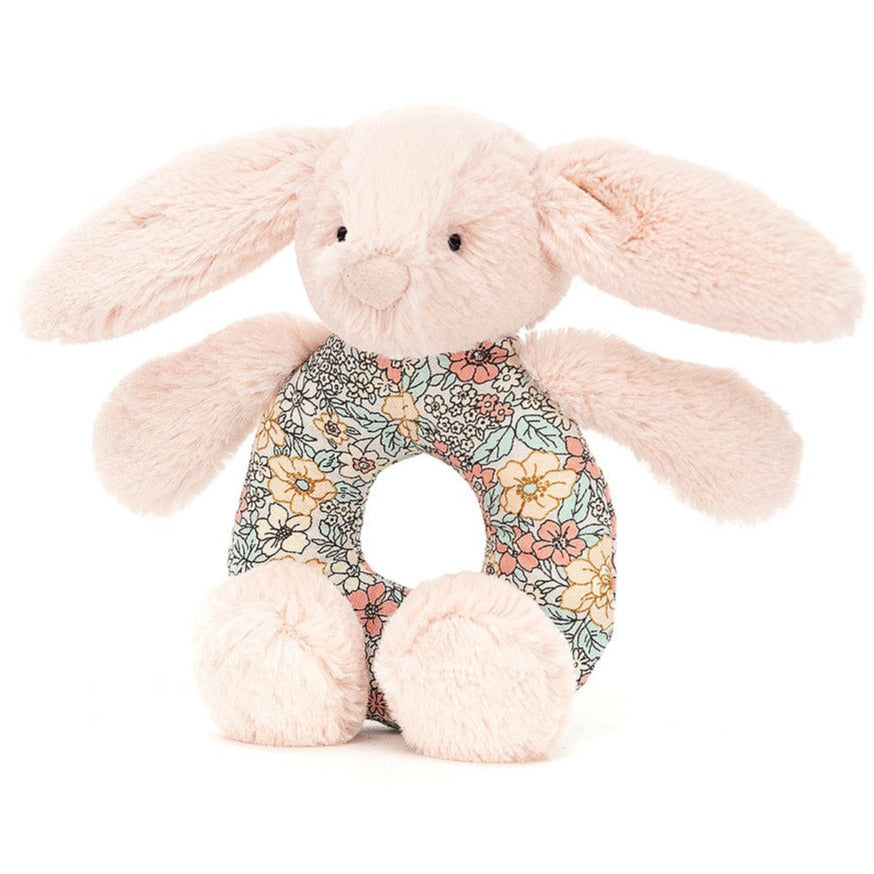 Blossom Blush Bunny Grabber Rattle Jellycat baby rattle