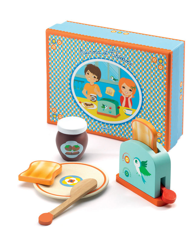 Aurora & Thodore Toast Set Djeco Pretend and Role Play