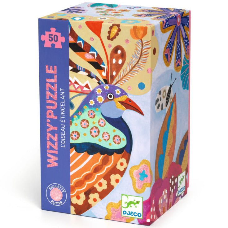 Sparkling Bird 50-Pc Wizzy Puzzle