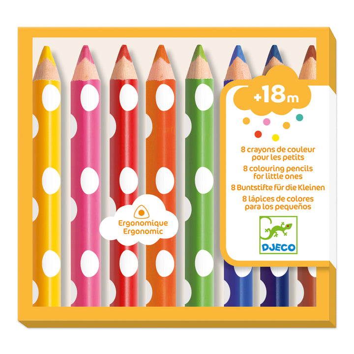 Colour Pencils for Little Ones (Ergonomic) Djeco Art and Craft