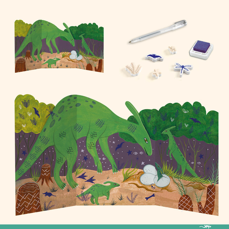 World of Dinosaurs Multi Craft Kit Djeco Art and Craft