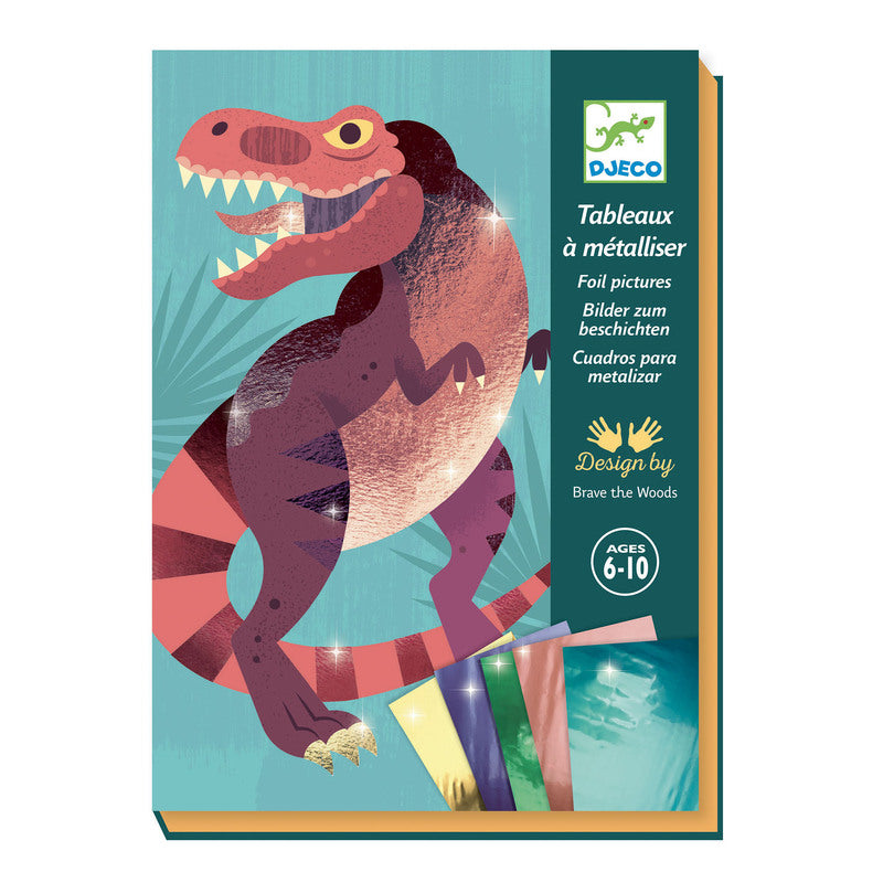 Jurassic Foil Pictures Craft Kit - Djeco 