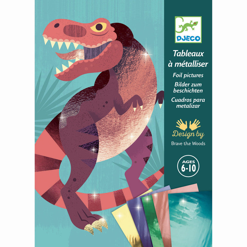 Jurassic Foil Pictures Craft Kit - Djeco