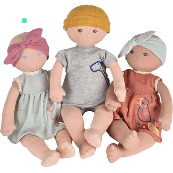 Organic Baby Doll - Kaia Bonikka Dolls - Rag & Soft Dolls