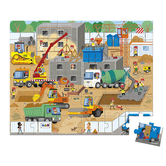 Puzzle de cas de chantier de construction