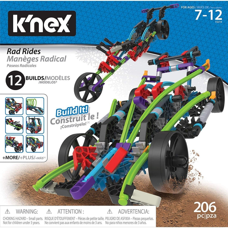 Knex Rad Rides 12 Model Building Set Knex Construction Sets