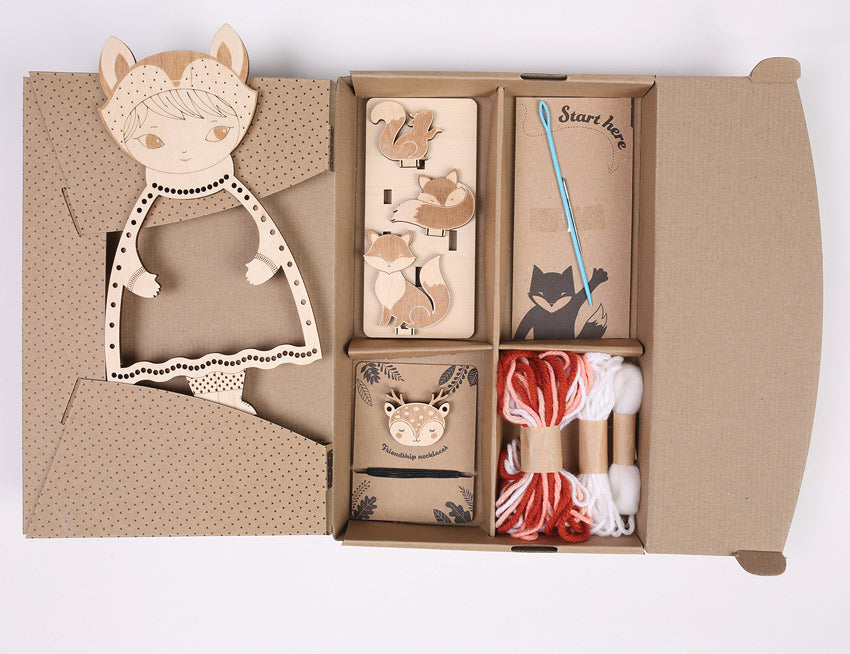 Dress-Up Doll Weaving Kit - Fox Sozo 