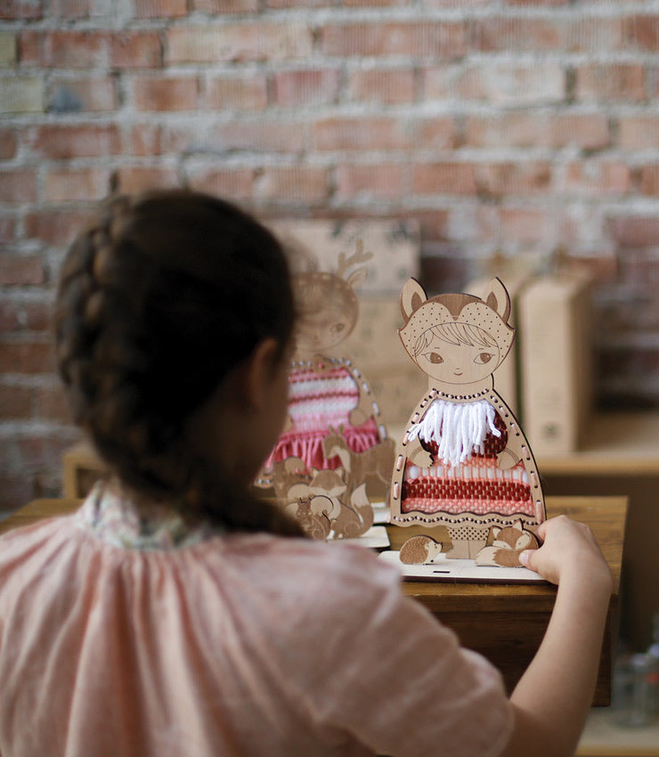 Dress-Up Doll Weaving Kit - Fox Sozo