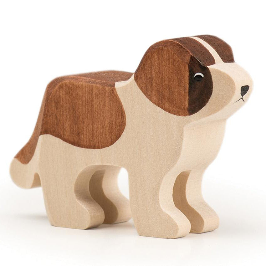 Dog St Bernard Medium Trauffer Wooden Figures