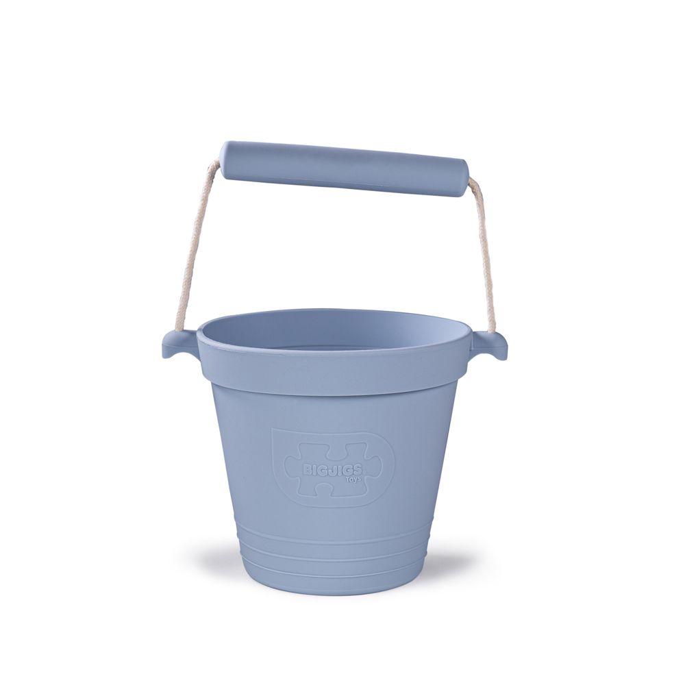 Kids eco-Friendly Dove Grey silicone sand - water bucket